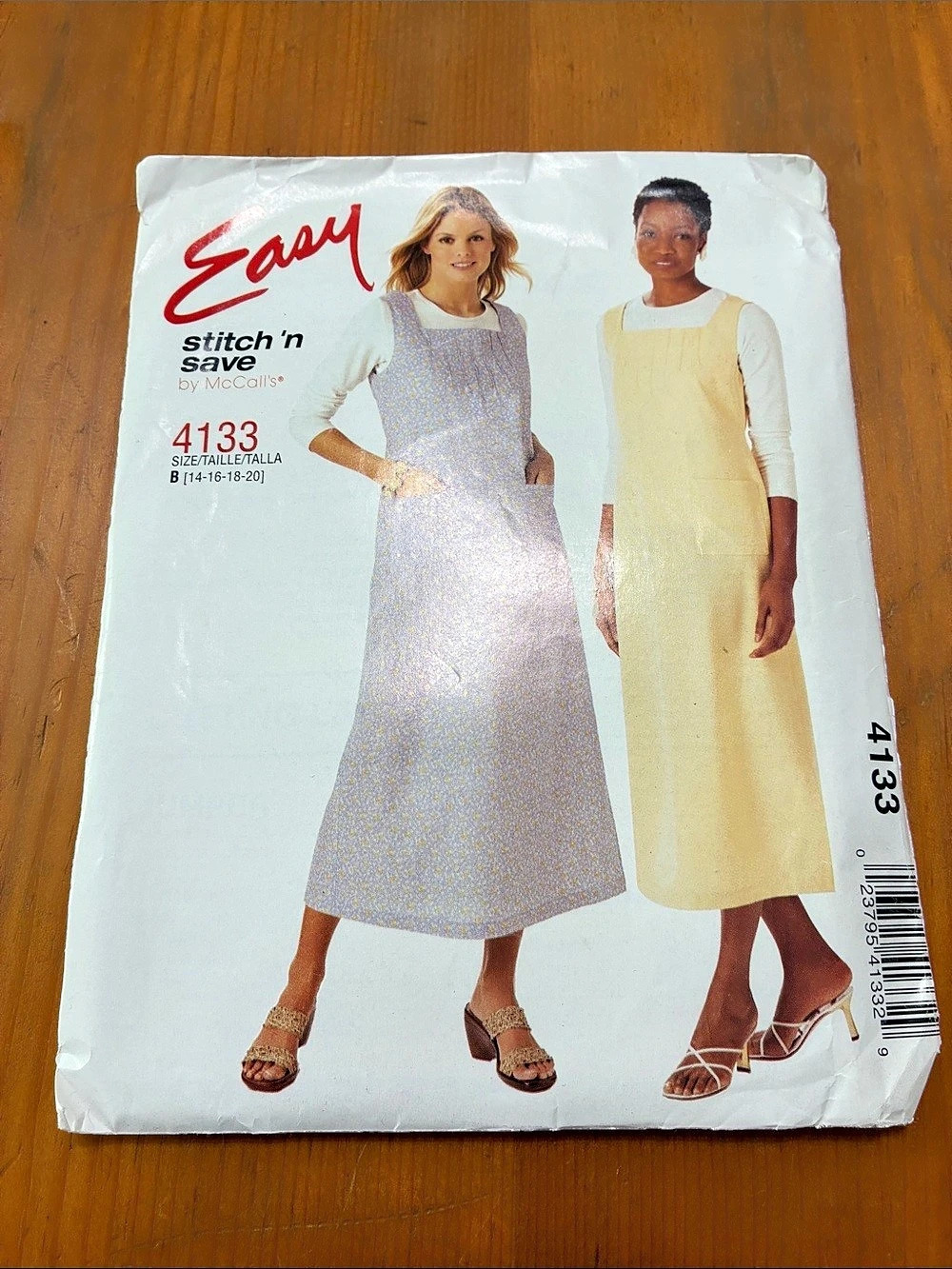 Simplicity 4133 McCall's Dress Pattern Size 18